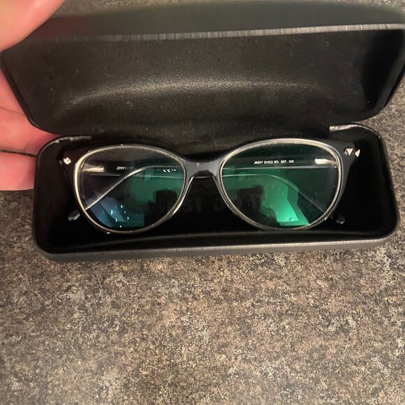 Jimmy Choo 163 Eyeglasses - Black - Picture 12 of 12